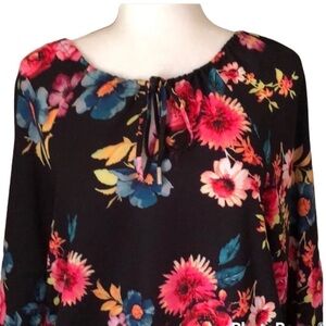 Open Back Whitney Eve Floral Blouse Small